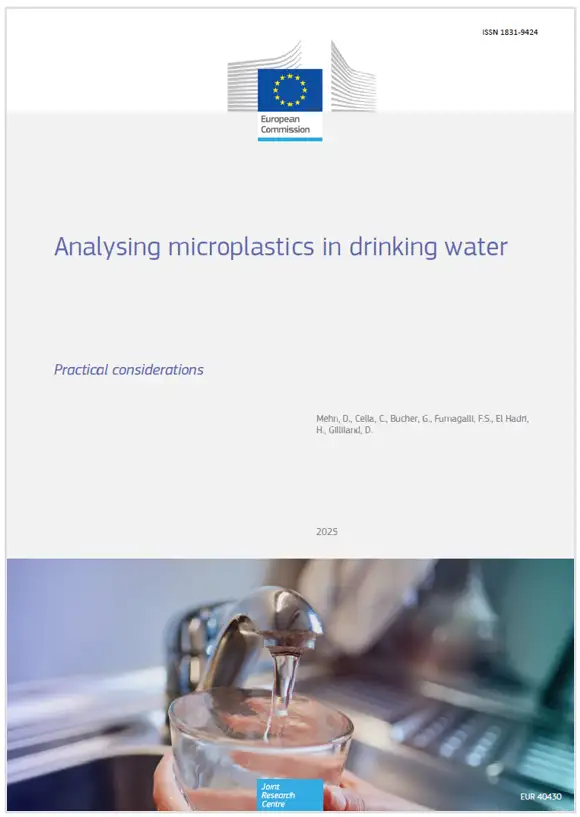 Analysing microplastics in drinking water / EC 2025 Analysing microplastics in drinking water / EC 2025